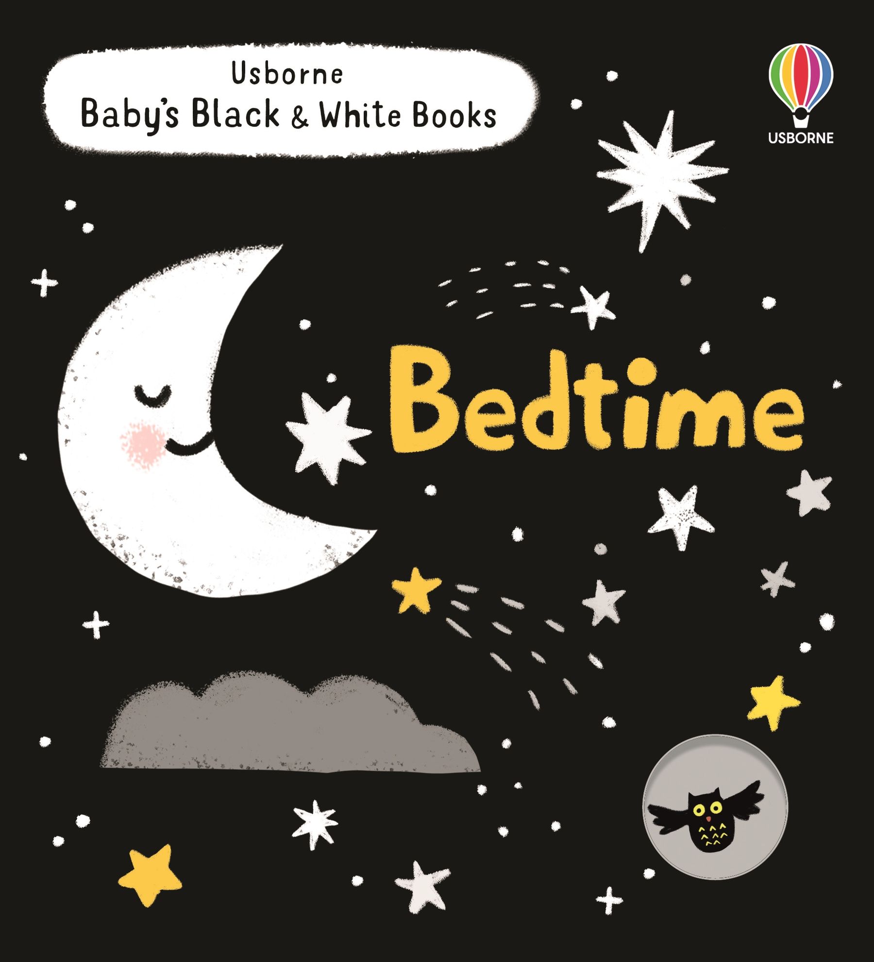 Baby Black and White Book Bedtime