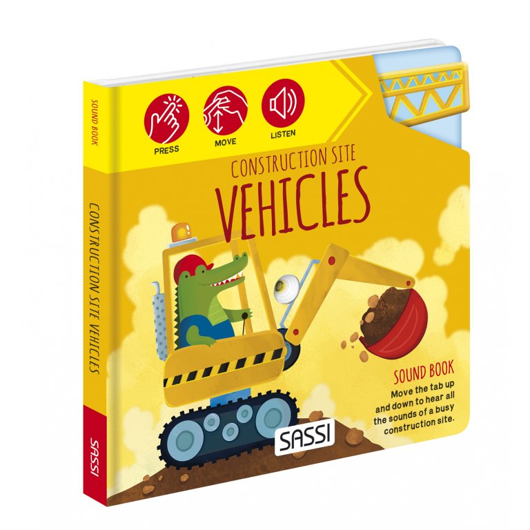 Construction Sites Vehicles Sound Book